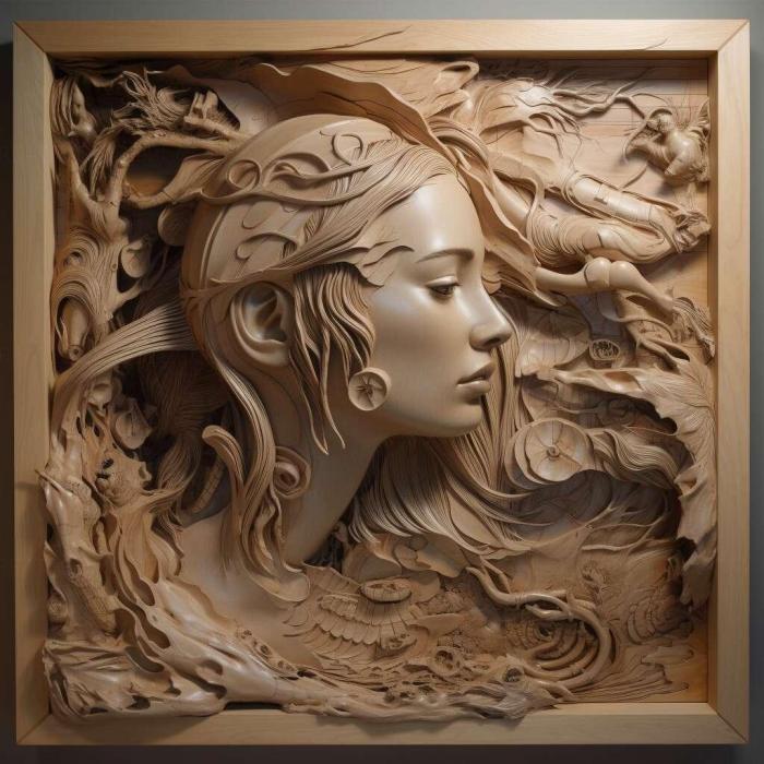 نموذج ثلاثي الأبعاد لآلة CNC 3D Art 